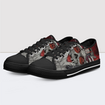 Replica Skull Low Top Canvas Shoes