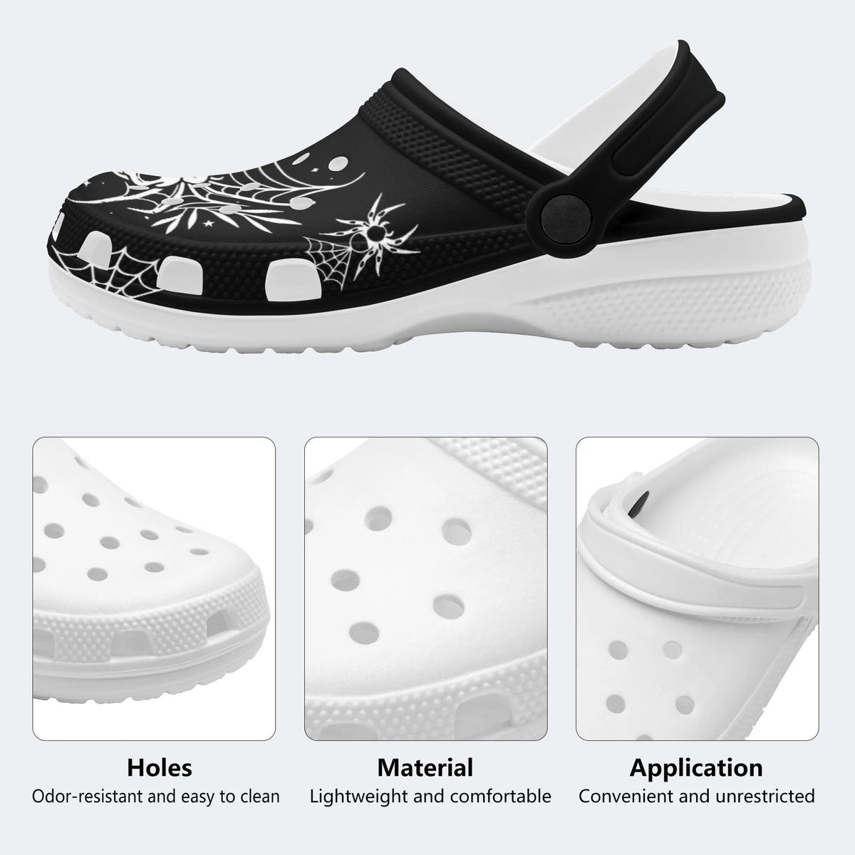 Skeleton Spider - Slippers/Sandals