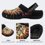 Boho Floral Sun - Fur Lined Slippers/Sandal