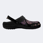 Cobra Girl Print - Removable Fur Lined Slippers/Sandals