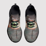 Pupil Dagger Print Mesh Knit Sneakers