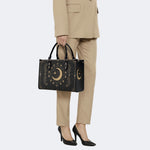 Moon Star Cloud Print Handbag Factory Direct Sales