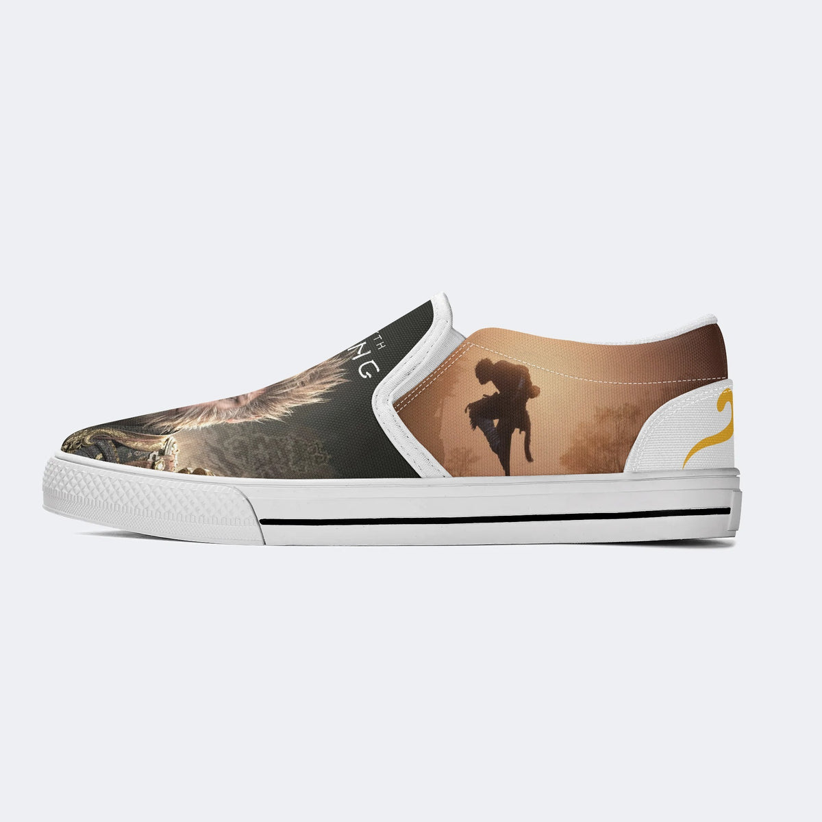 Wukong Print - Slip On Shoes