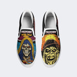 Horror Print Skull Unisex - Slip On Shoes