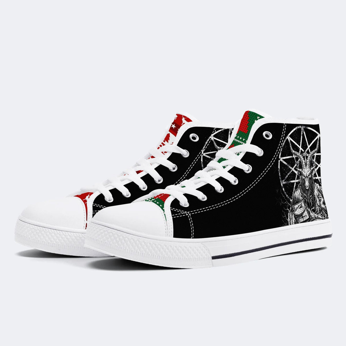 Horror Print - High Top Canvas