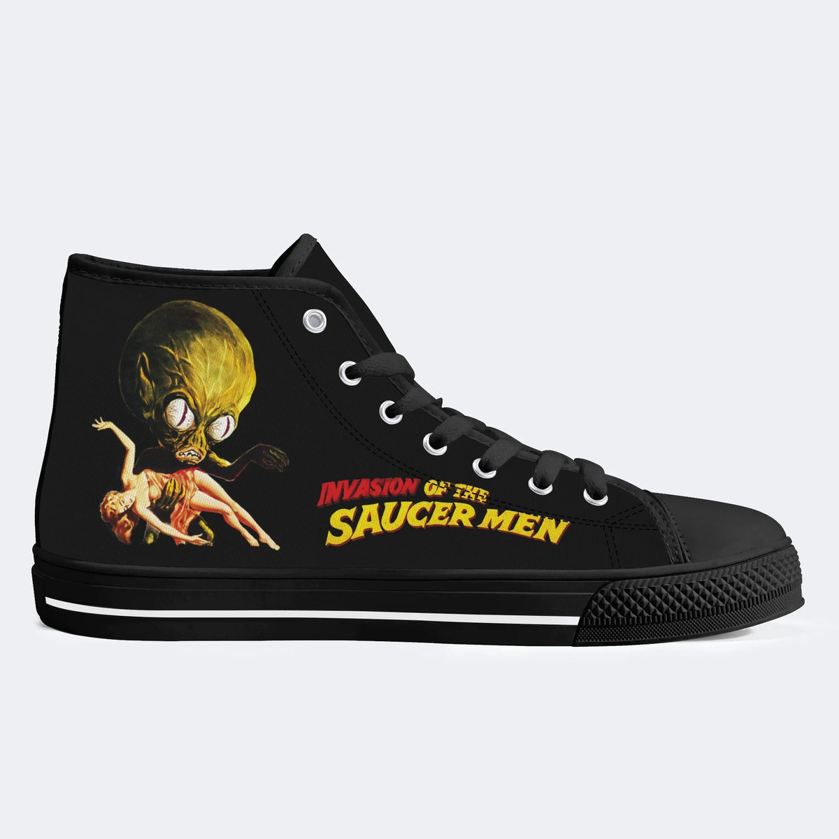 Saucer Man - High Top Canvas