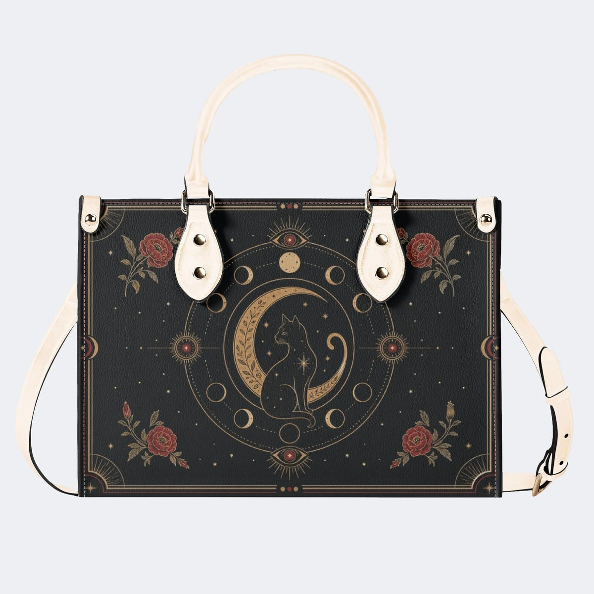 Tarot Cat Print Handbag Factory Direct Sales