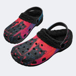 Red Eye Cat - Fur Lined Slippers/Sandals