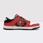 Macabre Flower Dunk Low Leather Sneakers