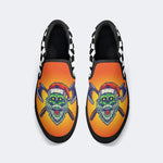 Axe Zombie Santa Print - Slip On Shoes