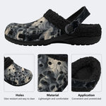 Smoke Skull - Fur Lined Slippers/Sandals