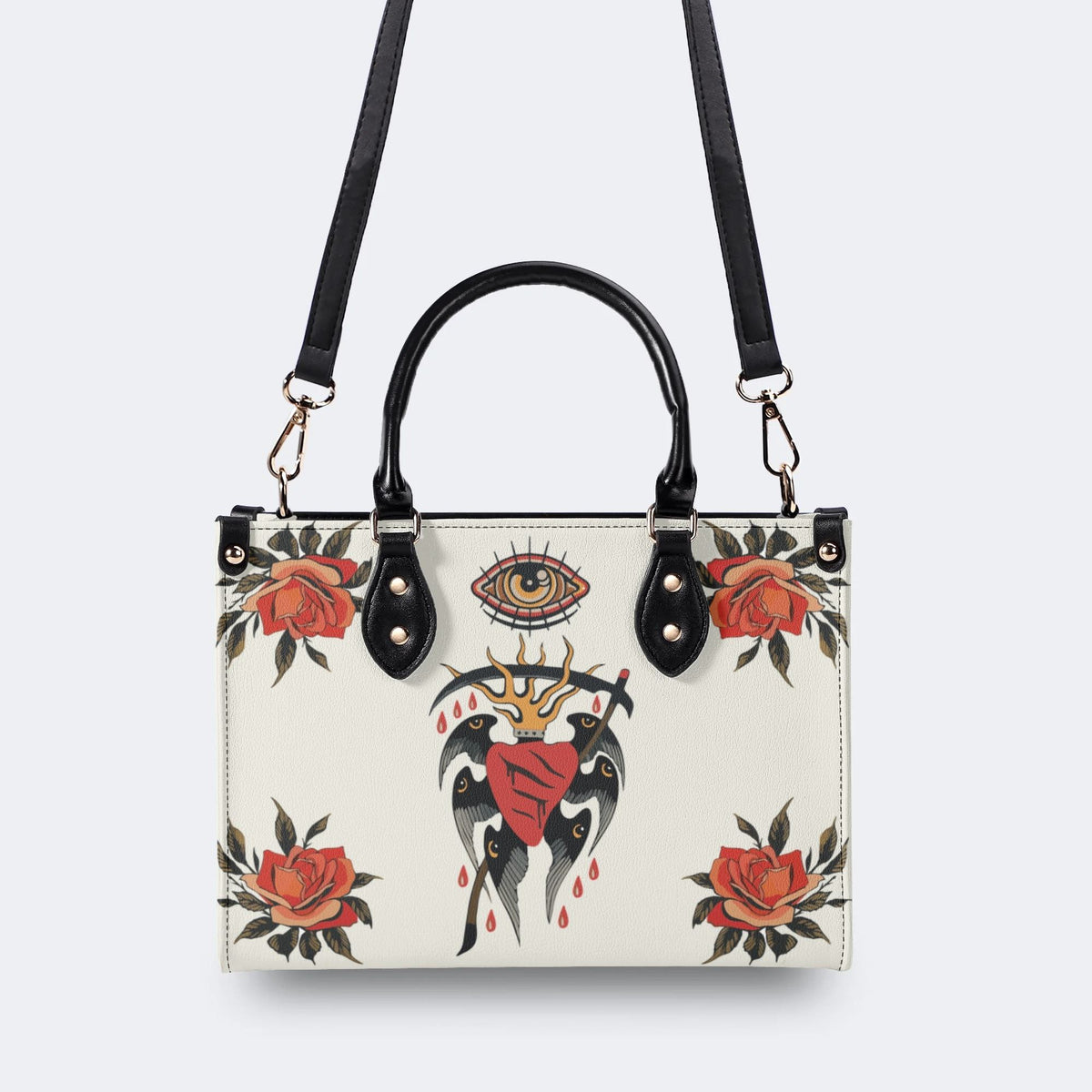 Eyes & Heart - Leather Handbag