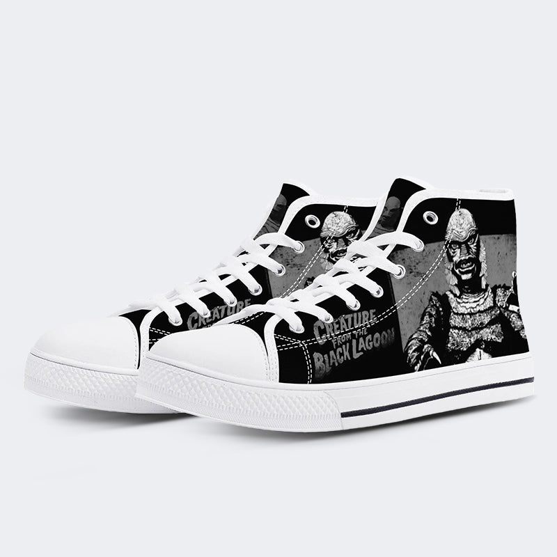 Unisex Horror Creature - High Top Canvas