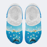 Deep Sea Shark - Fur Lined Slippers/Sandals