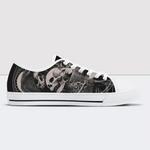 Funeral Embrace Low Top Canvas Shoes