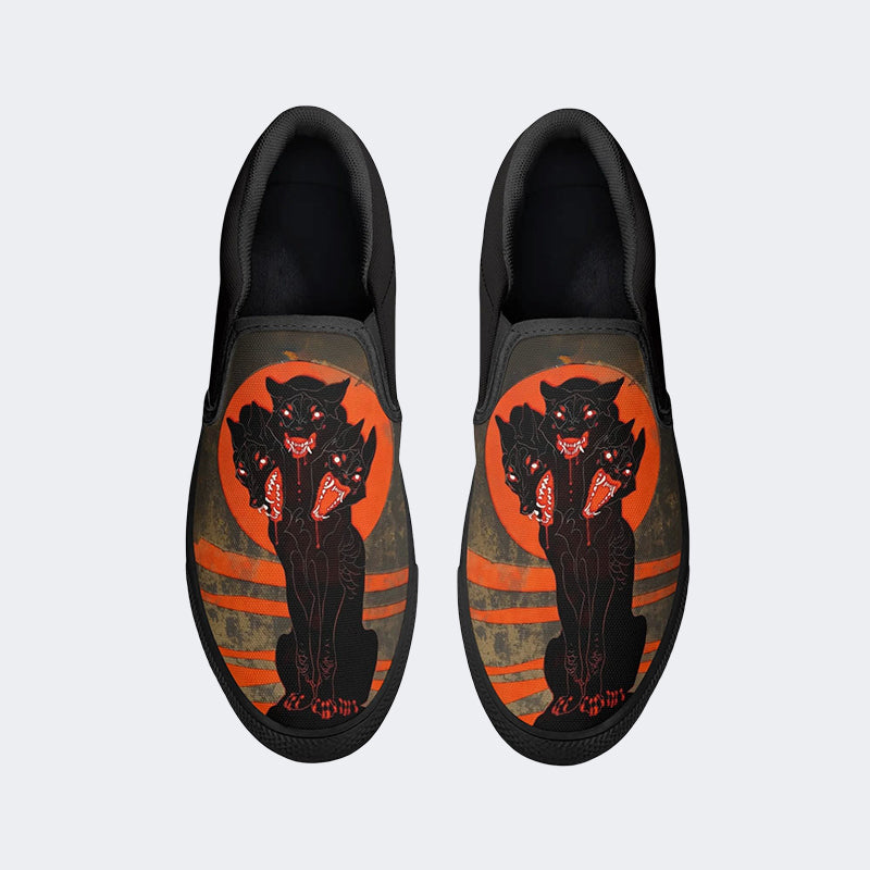 Wolves Horror Unisex - Slip On Shoes