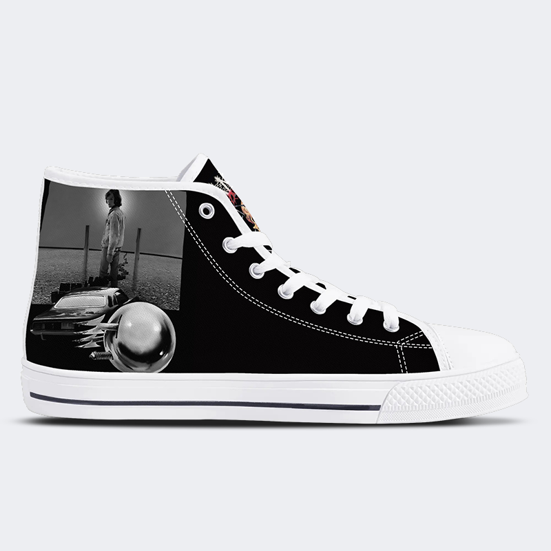 Unisex Horrorfilm-Druck - High Top Canvas