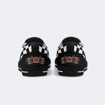 Death Moth Vintage Print - Slip On Shoes