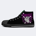 Unisex Horror Movie Graphic Print - High Top Canvas