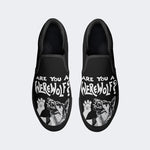 Are Your A Werewolf Print - Slip On Shoes