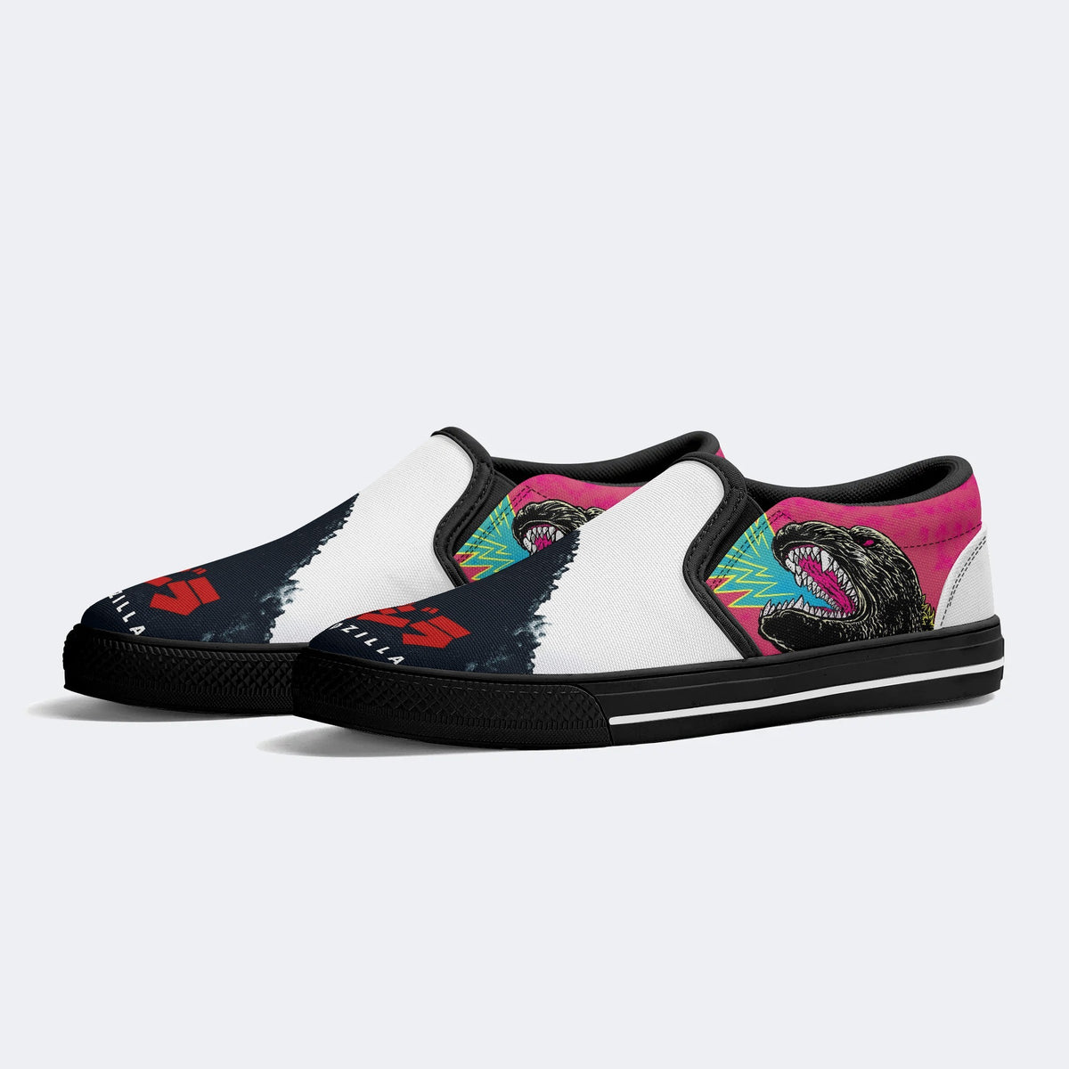 Monsters Print - Slip On Shoes