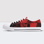 I'm the Red Skull Low Top Canvas Shoes