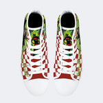 Unisex More Brains Print - High Top Canvas