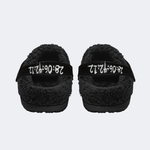 Unisex 28:06:42:12 Art Print - Fur Lined Slippers/Sandals