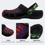 Unisex Horror Movies Print - Fur Lined Slippers/Sandals