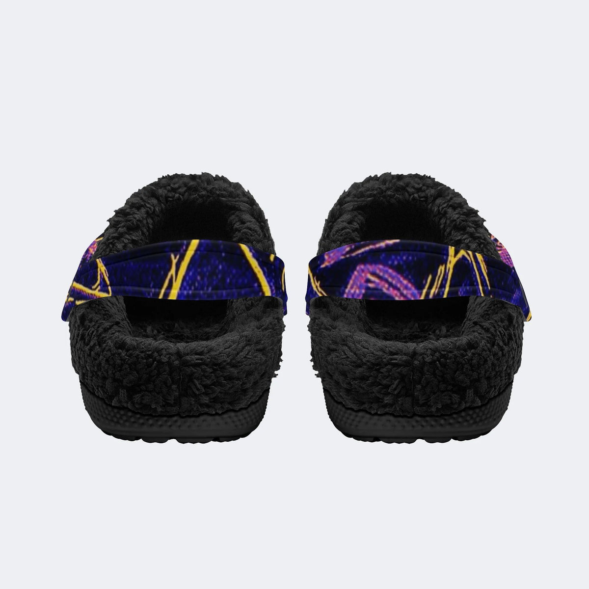 Mystic Evil Eye - Fur Lined Slippers/Sandals