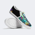 Unisex Undead Cat Art Illustration Printed - Slip On Shoes