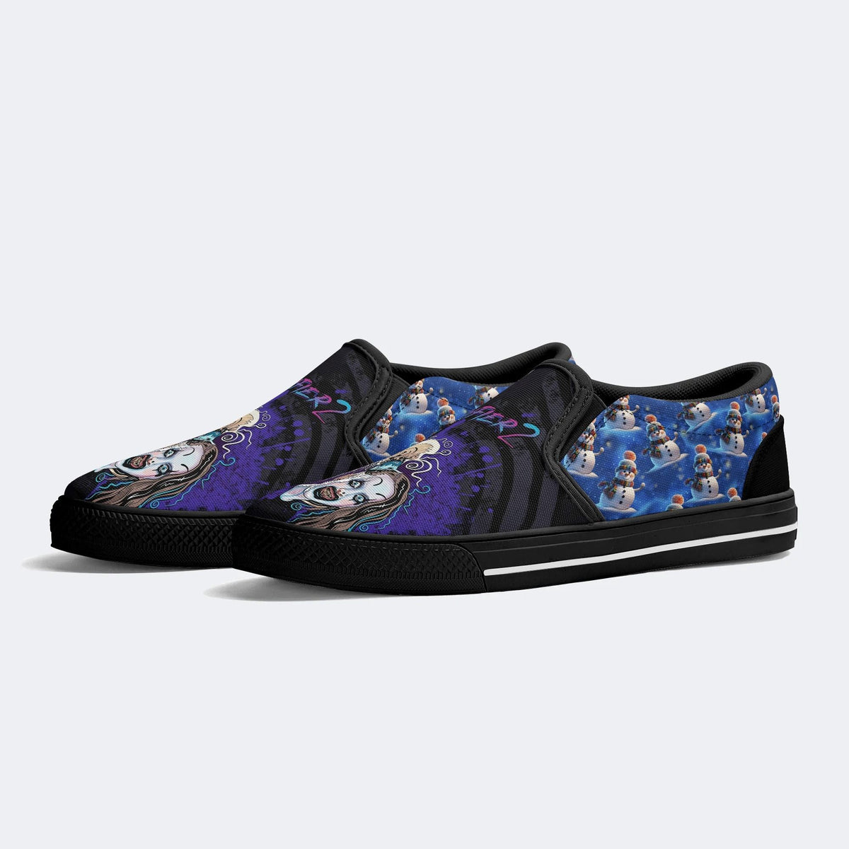 Horror Movie Graphic - Slip On Shoes