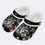 Tiger&Rose Art Print- Fur Lined Slippers/Sandals