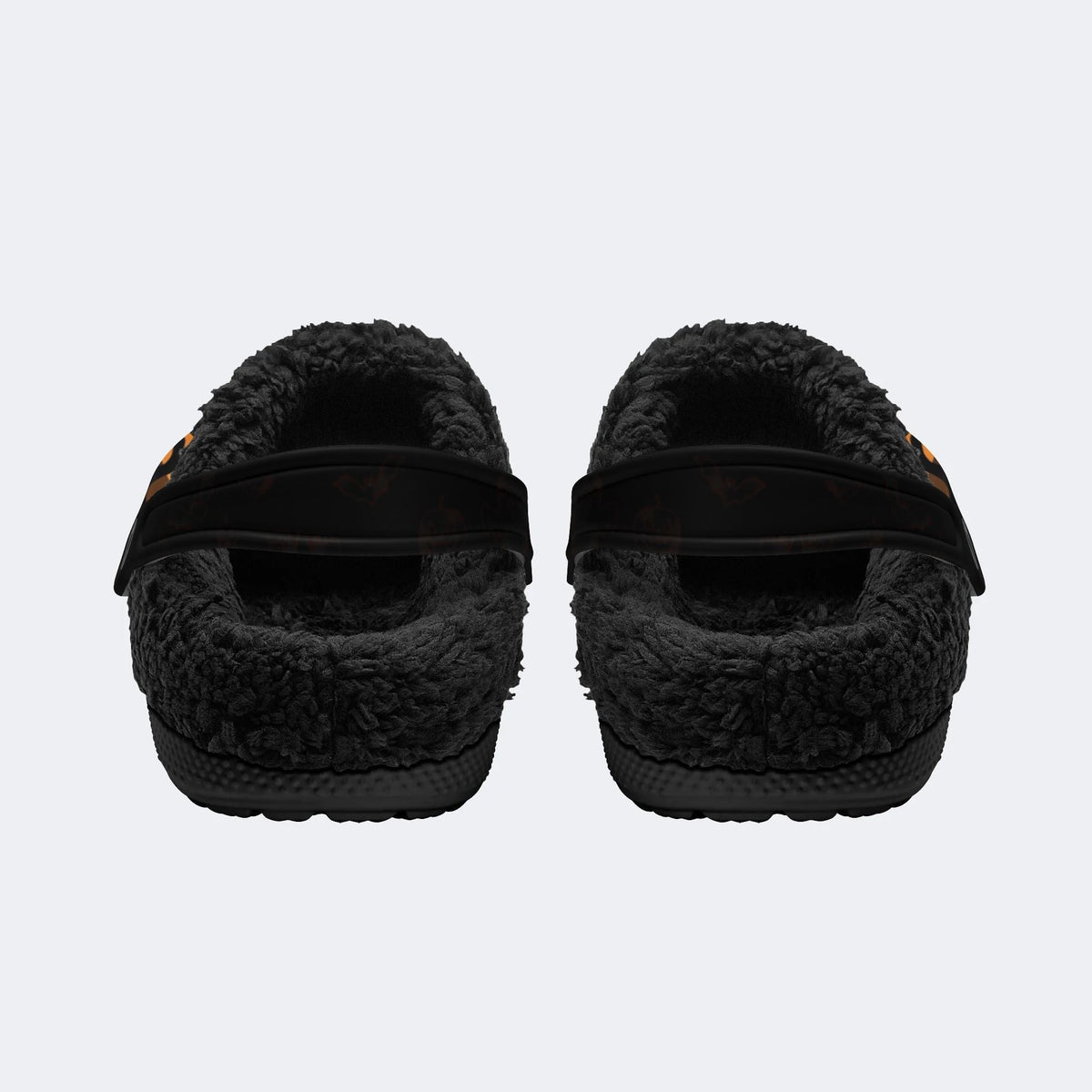 Gothic Spooky Halloween Moon - Fur Lined Slippers/Sandals