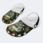 Trust No One Snake Print - Fur Lined Slippers/Sandals