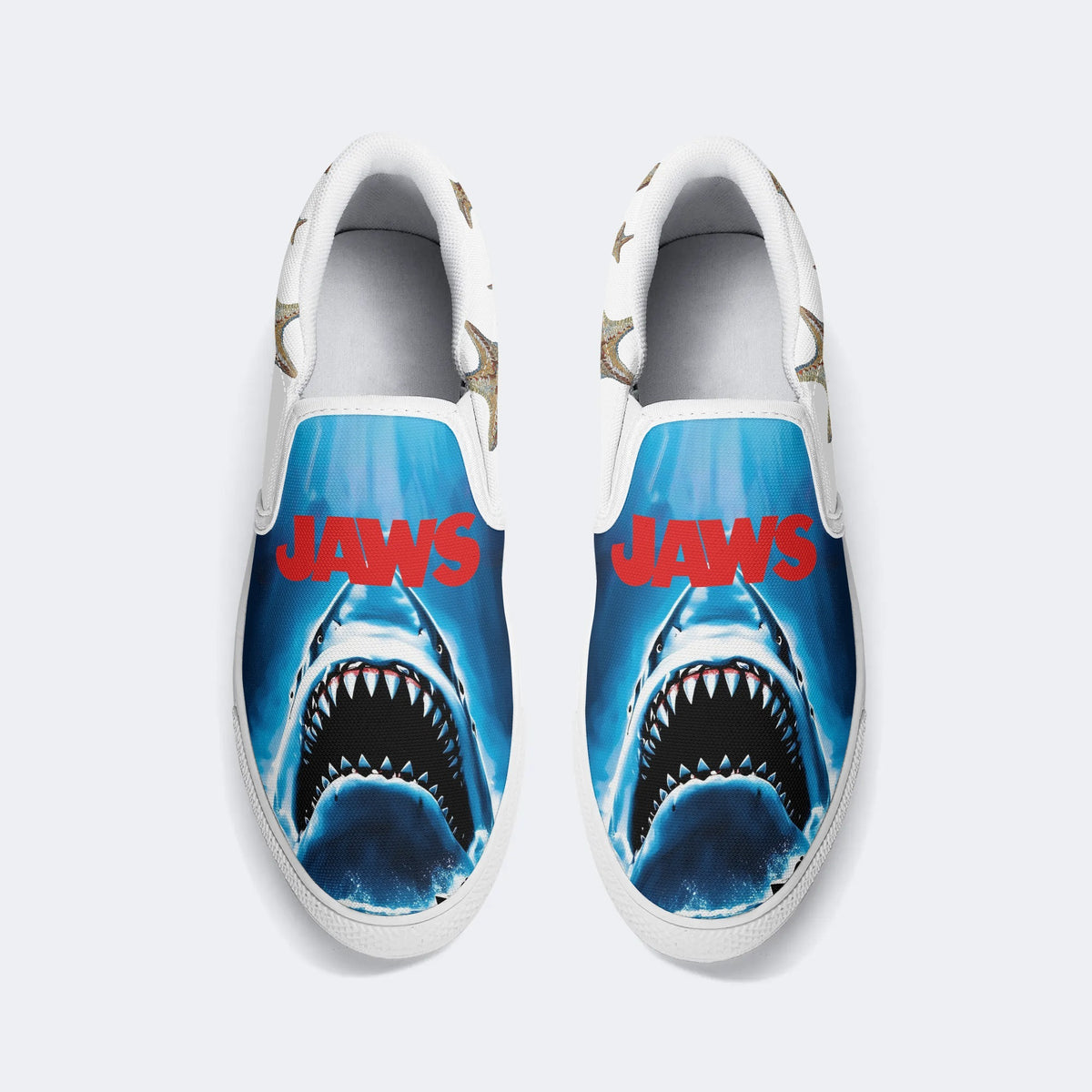 Jaws Print - Slip On Shoes