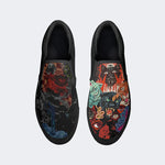 Retro Horror Print - Slip On Shoes