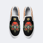 Vintage Rose Death Moth - Slip On Shoes