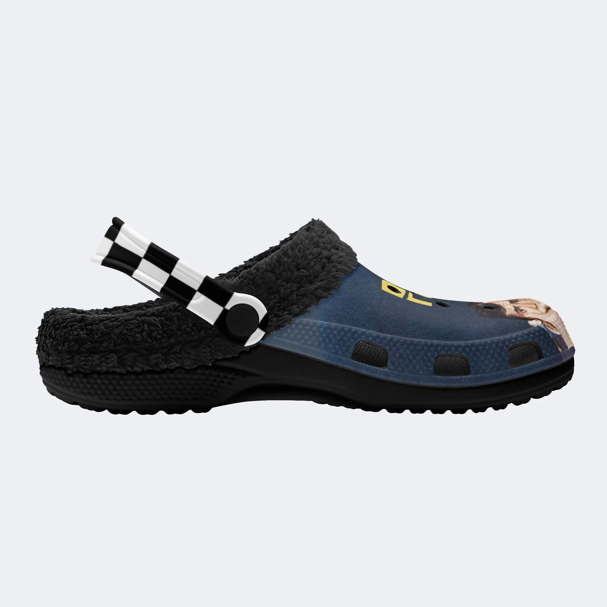 Horror Movie Vintage Graphic - Fur Lined Slippers