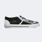 Unisex Skull Es Muss Sein Print - Slip On Shoes