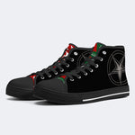 Horror Devil Print - High Top Canvas