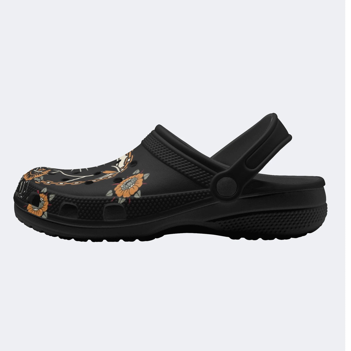 Black Panther Head Print - Slippers/Sandals