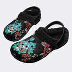 Tang Lion Art Print - Fur Lined Slippers/Sandals