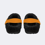 Cool Ghost Pumpkin Bat - Fur Lined Slippers/Sandals