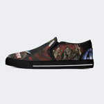 Horror Movie Vintage Graphic Print - Slip On Shoes