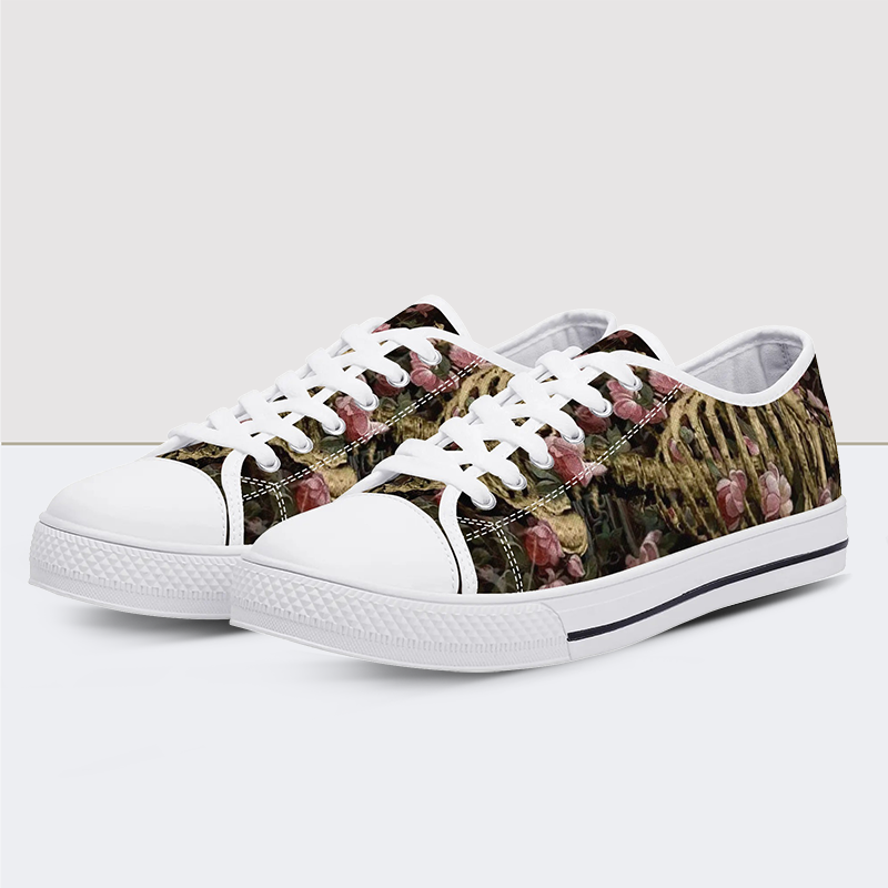 The Eternal Wait Low Top Canvas Shoes