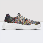 Classic Skull Print Chunky Sneakers