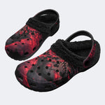 Inferno Skull - Fur Lined Slippers/Sandals