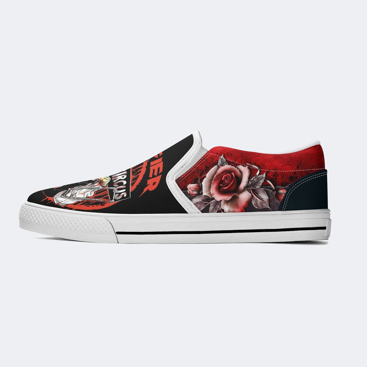 Unisex Horror Print - Slip On Shoes