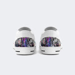 Unisex Statue of Liberty Graffiti Art Print - Slip On Shoes